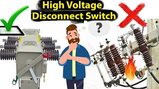 High Voltage Disconnect Switch Install in UrduHindi  HV 11KVA 33KVA Cut Out Fuse Connection [upl. by Bullard]