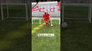 Musiala and Kane take on the Two Goal Challenge 🥅⚽️🥅 [upl. by Mommy]