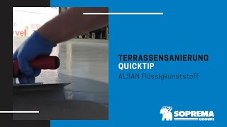 Quicktip Flüssigkunststoff  Terrassensanierung [upl. by Vanden]