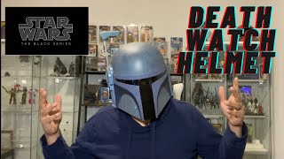 Star Wars Black Series Death Watch Mandalorian Helmet Unboxing amp Review [upl. by Enilada329]