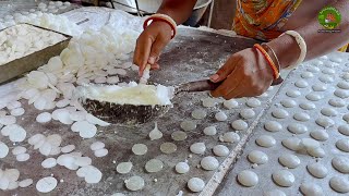 Batasha amp Sash Khaza Making  Sweet Making Small Factory in Village  Traditional Fair Mishti [upl. by Jake]