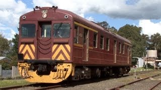 Red Hen Railcar in South Gippsland Australian Trains [upl. by Susejedairam851]