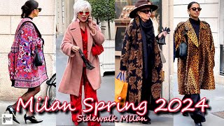 50 Lovely Outfit Milan Spring Fashion 2024  Stylish Italian Fashion  Street Style [upl. by Efar]