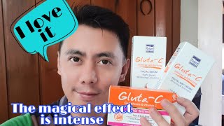 HOW TO CORRECTLY USE GLUTAC INTENSE WHITENING SOAP FACIAL SERUM AND CREAM  This is the effect [upl. by Macdermot916]