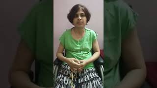 Lady with Multiple sclerosis who underwent intrathecal baclofen pump One month after surgery [upl. by Lora]