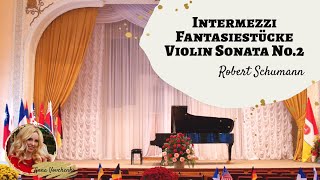 Robert Schumann  Intermezzi Fantasiestücke II Violin sonata [upl. by Anilat]