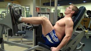 How To Seated Leg Press Cybex [upl. by Airakaz316]