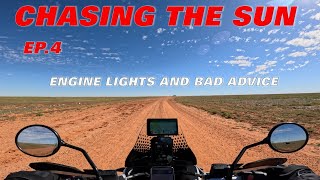 Chasing the Sun  East to West EP4  Innamincka  Birdsville  Engine Lights and Bad Advice [upl. by Aslehc]