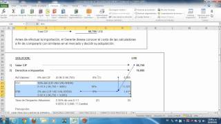 CÁLCULO DE COSTO DE IMPORTACIÓNwmv [upl. by Secnarf]