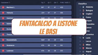 Fantacalcio a Listone Le Basi [upl. by Custer]