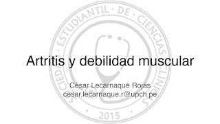 Artritis y debilidad muscular  Casos clínicos [upl. by Kasevich]