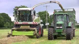 Silage 2012 Quigley Agri Services at the Grass John Deere  johnwandersonagain [upl. by Lirva]