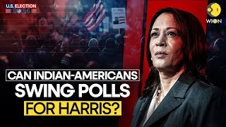 USA News Poll Suggests Indian Americans Torn Between Harris And Trump  WION Originals [upl. by Dranal]