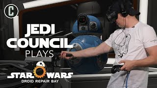 Jedi Council Plays Star Wars Droid Repair Bay VR [upl. by Lezley]