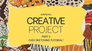 Easy Sketching Tutorial part3 arttiktok artcommunity art [upl. by Tallou]