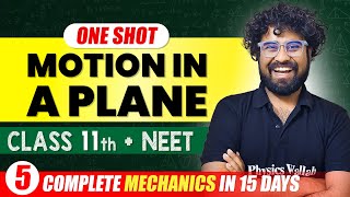 MOTION IN A PLANE  Complete Chapter in One Video  ConceptsPYQs  Class 11th NEET [upl. by Winston445]