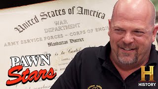 Pawn Stars Top 7 Super Secret Government Document Sales [upl. by Ala342]