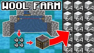 New Best Easy WOOL FARM Minecraft 121  7000 WOOL HR  Tutorial [upl. by Clifford]