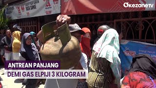 Warga Kota Makassar Antre Berjamjam Demi Gas Elpiji 3 Kilogram [upl. by Swamy]