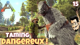 JE TAME ENFIN MON MEGATHERIUM DANS LA REDWOOD  EP15  ARK THE ISLAND FR  Ark Survival Evolved [upl. by Akcirred573]