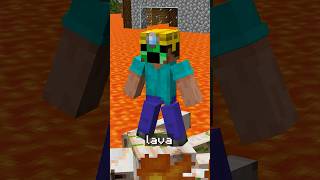 QUE PASARÍA SI EL NIVEL DE LA LAVA SUBE minecraft [upl. by Sheridan986]