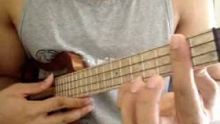 Ukulele Tutorial  Waiting in Vain Guting Style Part 2 [upl. by Libys]