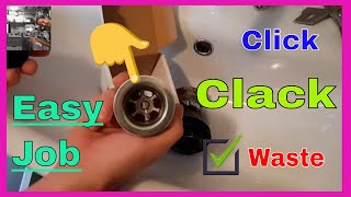 Watch this before you install a Click Clack waste for your bathroom sink [upl. by Euginom]