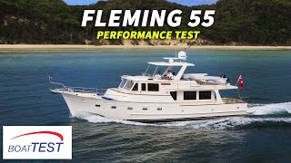 Fleming Yachts 55 2018 Test Video  By BoatTESTcom [upl. by Missi674]