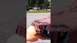 1000000 Firecrackers on a Car  Link to Full Video Below [upl. by Iain]