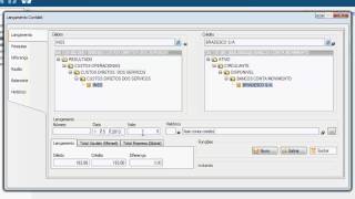 Lançamento Contábil [upl. by Anaujahs]