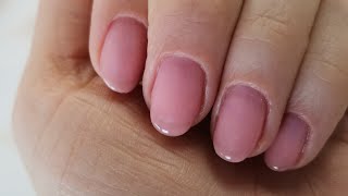 Schlichte Naturnägel mit Shellac Gellack [upl. by Sullecram]