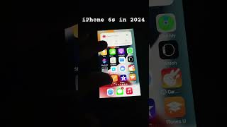 iPhone 6s in 2024 iOS 1583 iphone homebutton Apple A9 chip [upl. by Anyar288]