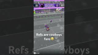 Referees are rigged football nfl gaming robloxfootball roblox shorts [upl. by Akoyin]