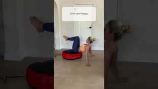 Do Vibration Machines Work  Caroline Lower Back Massage on Pulse and Move [upl. by Batsheva715]