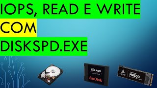 TESTE DE PERFORMANCE DE STORAGE HDD SSD NVME [upl. by Hyo277]