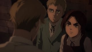 Attack on Titan Niccolo finds out that Gabi killed Sasha [upl. by Nixon873]