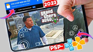 GTA 5 PPSSPP New ISO File For Android  2024  GTA 5 PPSSPP Real Life New Iso For Android [upl. by Keligot190]