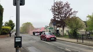 Bonnyrigg Ultras before the match Bonnyrigg Rose v Elgin City 060523 [upl. by Namreg]