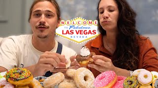 Eating Las Vegas FANCIEST amp MOST EXPENSIVE Donuts [upl. by Lucita514]