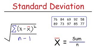 How To Calculate The Standard Deviation [upl. by Norihs]