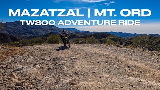 TW200 Adventure Ride  Mazatzal amp Mt Ord [upl. by Philipps]