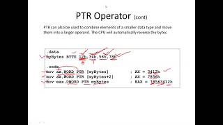 PTR operator Part 3 typeof sizeof operators Label directive Indirect operands [upl. by Yuu]