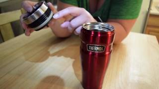 Using and Caring for your Thermos Stainless King 16 oz Travel Tumbler [upl. by Reyem523]