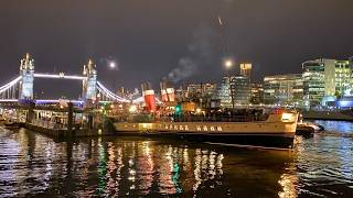 WAVERLEY final departure from London for 2024 [upl. by Elfie4]