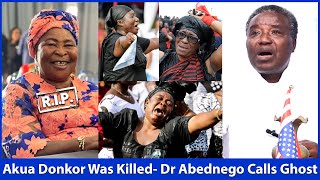 Akua Donkor Was KIIed By Politician Dr Abednego Calls Her Ghợst Live On Camera [upl. by Acinoev]