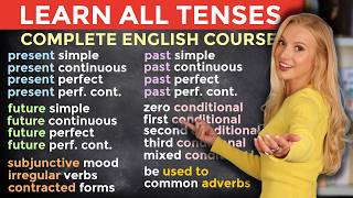 Learn ALL Tenses in English The Complete Course [upl. by Atikihc]