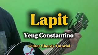 Lapit  Yeng Constantino Guitar Chords Tutorial With Lyrics [upl. by Sitruc]