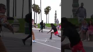 Nerd professor live breaks defenders ankle who wanted smoke basketball edit funny [upl. by Ybrik]