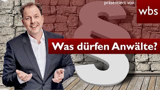 10 Dinge die Anwälte nicht dürfen  Anwalt Christian Solmecke [upl. by Niltyak]