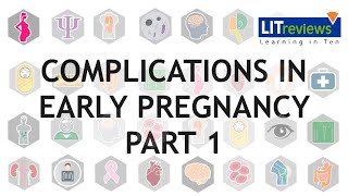 Complications in Early Pregnancy  Part 01 [upl. by Ecyle]